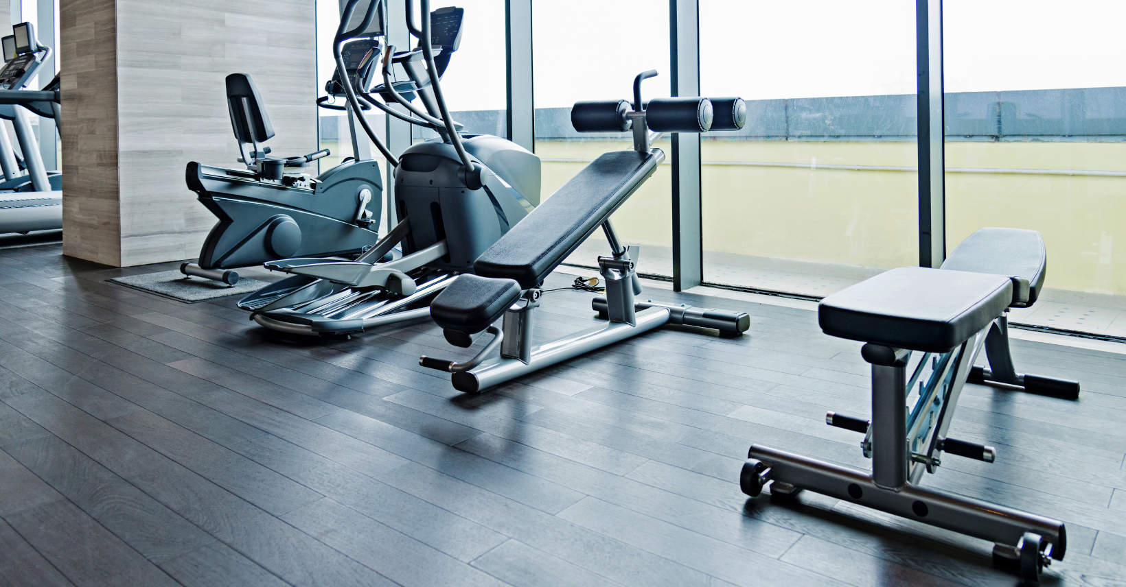 Exercise equipment properly set up in a home after moving services